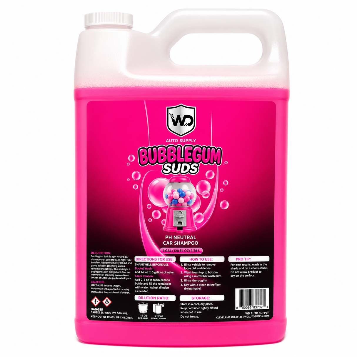 BUBBLEGUM SUDS CAR SOAP