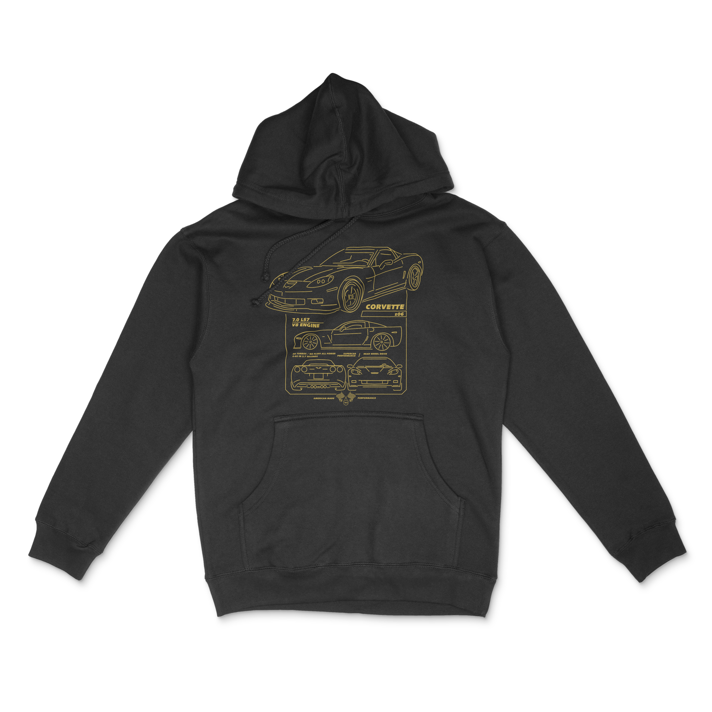 Corvette Build Sheet Hoodie