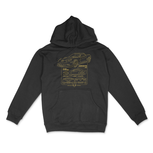 Corvette Build Sheet Hoodie